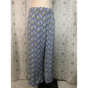 Reveuse  Women's Pants Geometric Wide Leg 1X